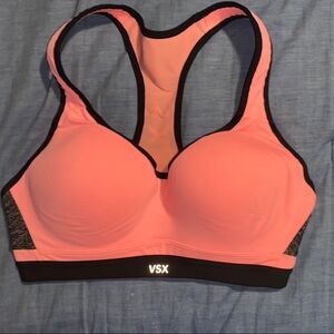 VSX Pink Racerback Sports Bra Moisture-Wicking